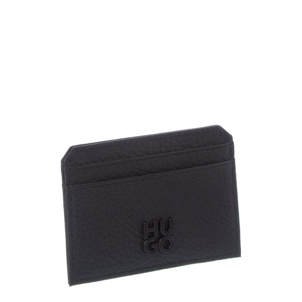 Hugo Boss Nesh Leather Card Holder, Black - Picture 3 of 3
